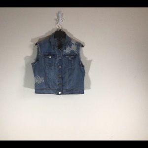 A.N.A.a new approach denim vest. Light blue Size L